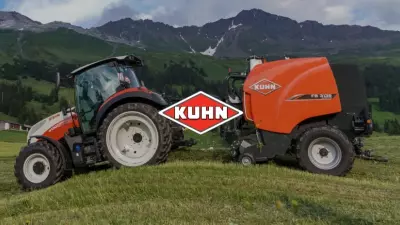 рулонний прес підбирач kuhn