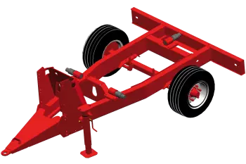 Незалежне шасі на змішувачі KUHN EUROMIX I для зважування з відчепленою машиною!